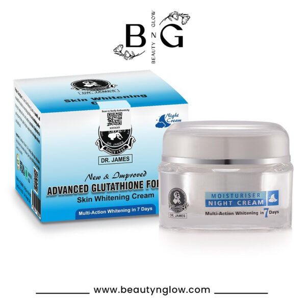 Dr James Glutathione Cream Advanced Skin Whitening Formula