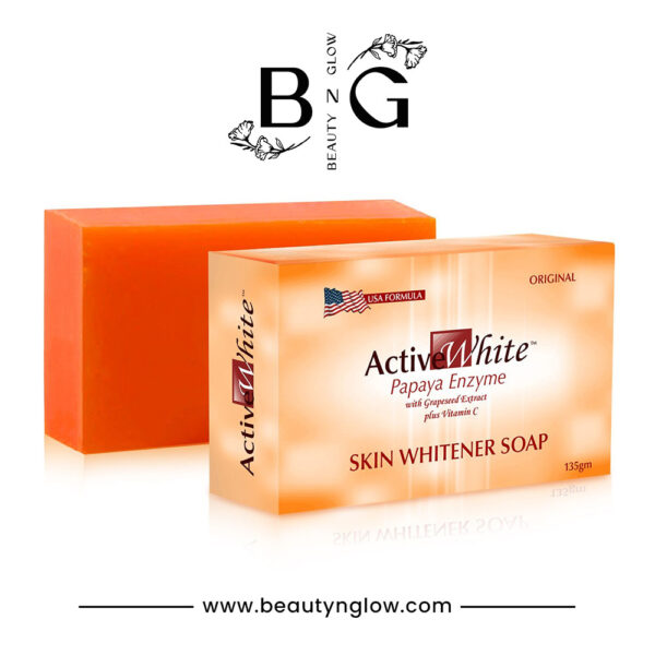Active White Papaya Enzyme Skin Whitening Soap